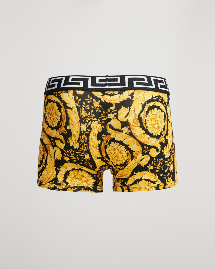 Hombres | Ropa interior y calcetines | Versace | Barocco Print Boxer Black/Gold