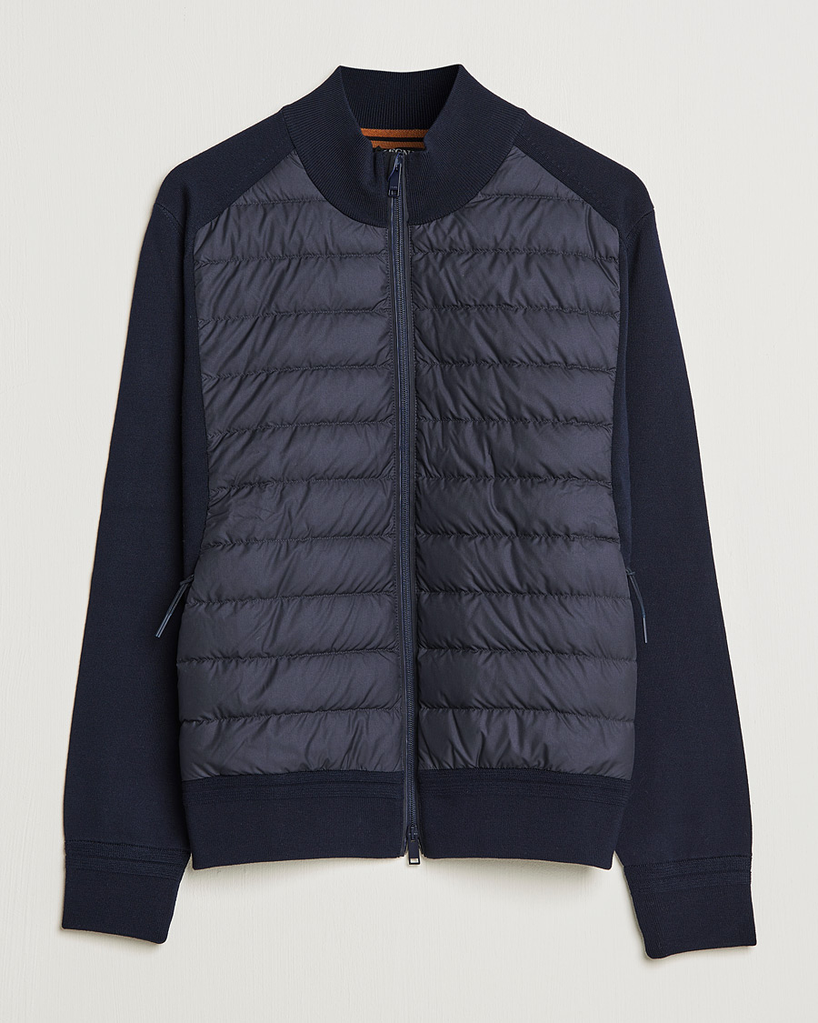 Hombres | Abrigos y chaquetas | Zegna | Padded Hybrid Jacket Navy