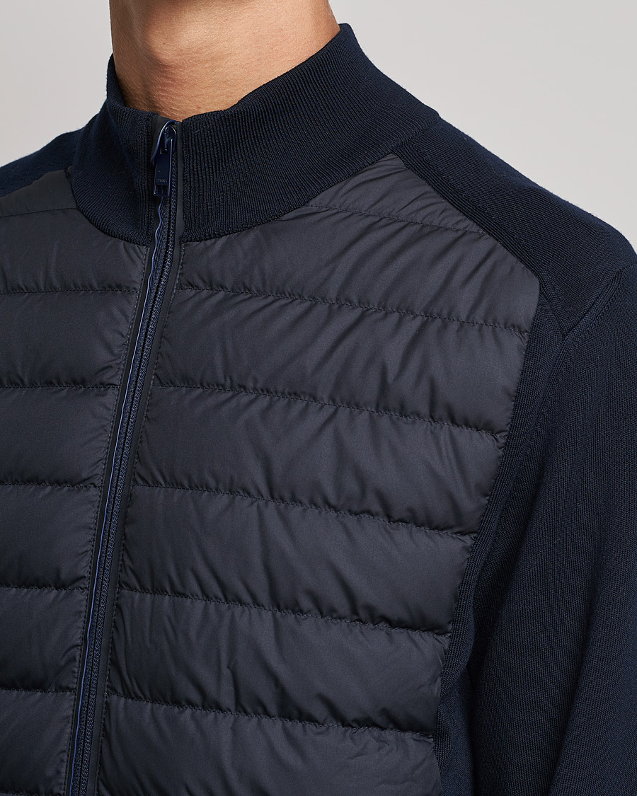 Hombres | Abrigos y chaquetas | Zegna | Padded Hybrid Jacket Navy