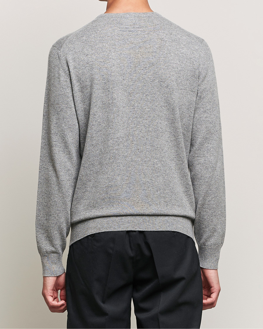 Hombres | Jerséis y prendas de punto | Zegna | Oasi Cashmere Crew Neck Grey Melange