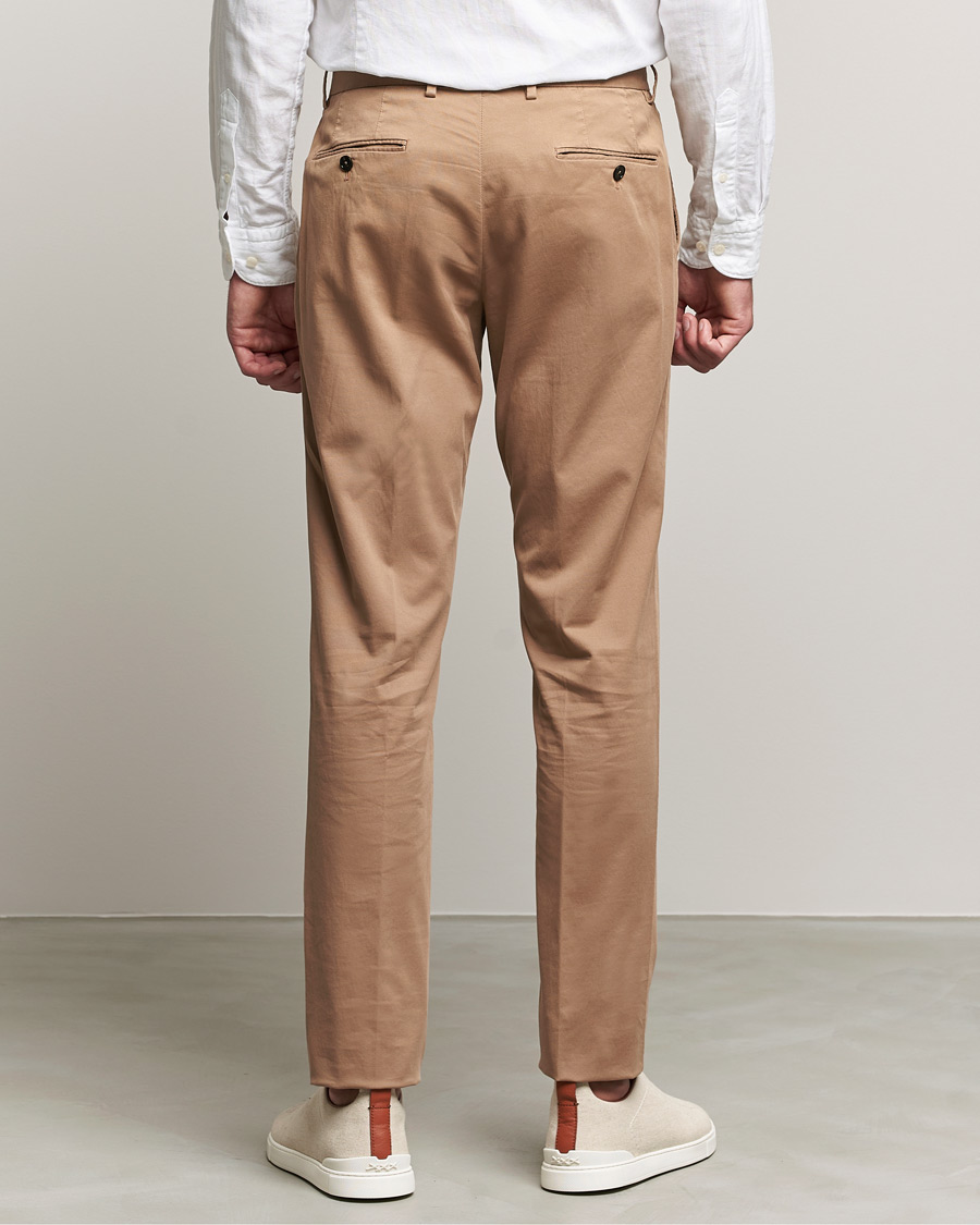 Hombres | Pantalones | Zegna | Premium Cotton Chinos Beige
