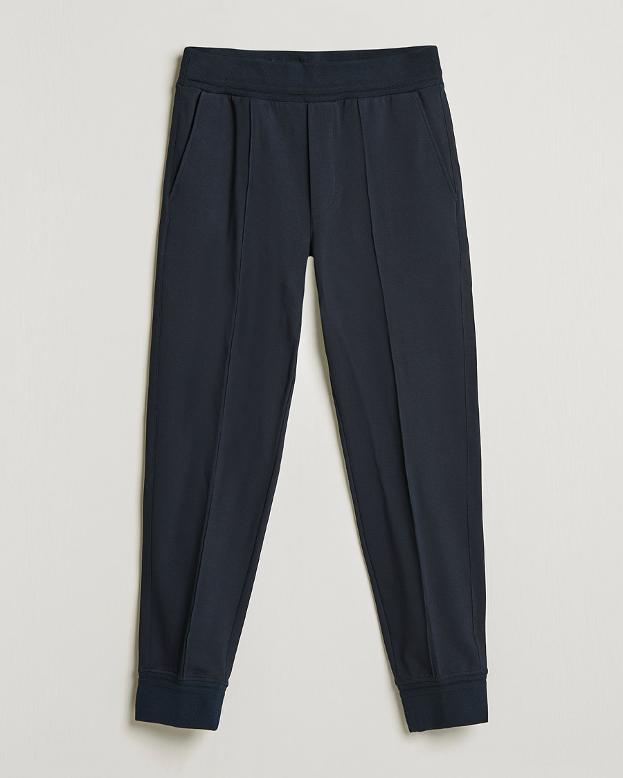 Hombres | Pantalones | Zegna | Cotton Stretch Joggers Navy