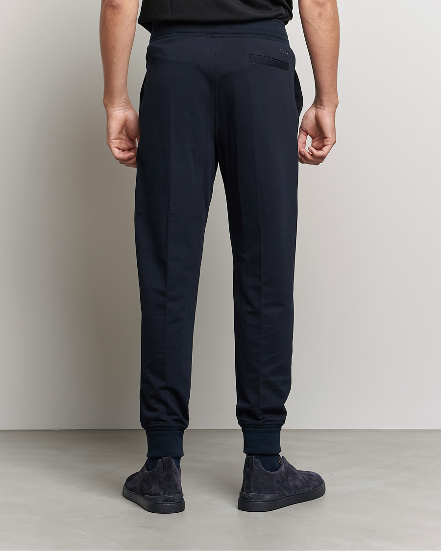 Hombres | Pantalones | Zegna | Cotton Stretch Joggers Navy