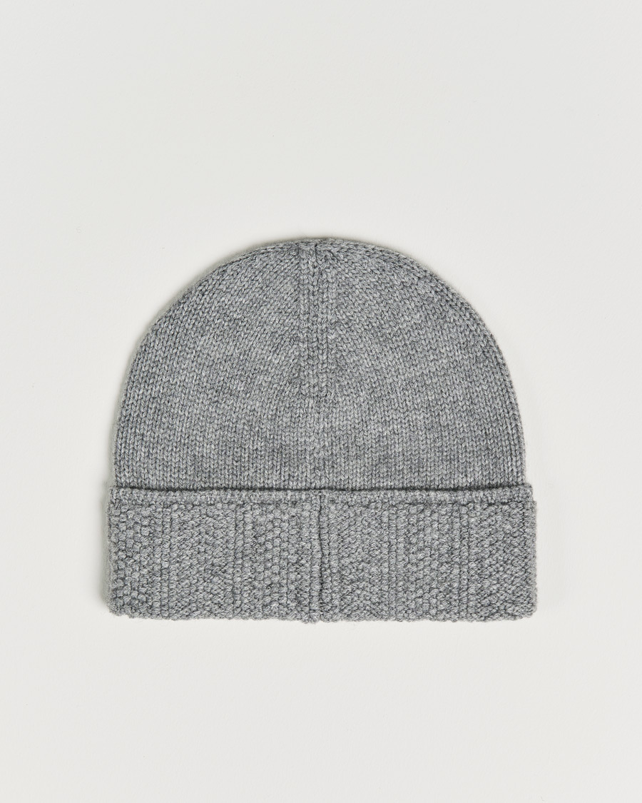 Hombres | Zegna Cashmere Beanie Light Grey | Zegna | Cashmere Beanie Light Grey
