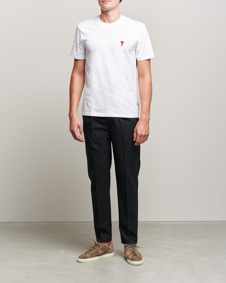 Hombres | Camisetas | AMI | Heart Logo T-Shirt White