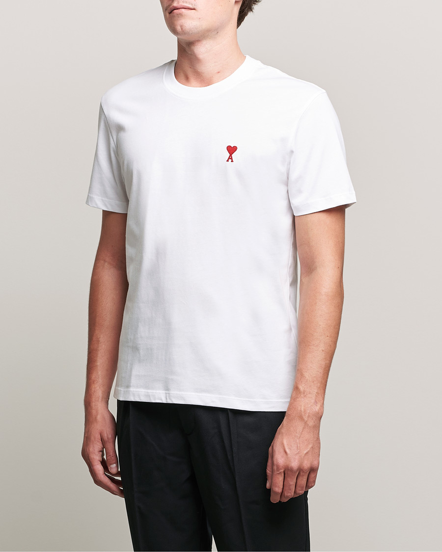 Hombres | Camisetas | AMI | Heart Logo T-Shirt White