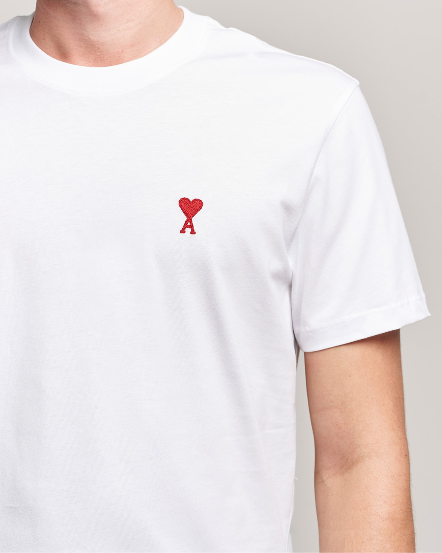 Hombres | Camisetas | AMI | Heart Logo T-Shirt White