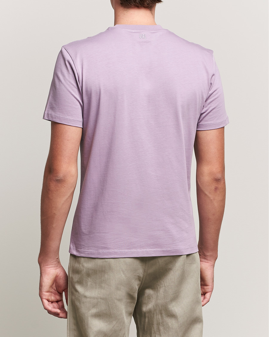 Hombres | Camisetas | AMI | Heart Logo T-Shirt Washed Purple