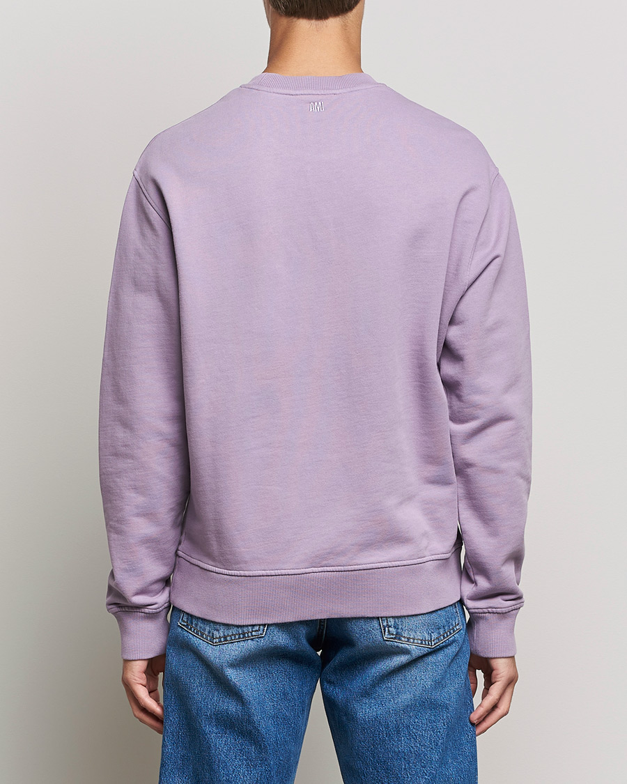 Hombres | Jerséis y prendas de punto | AMI | Heart Logo Sweatshirt Washed Purple