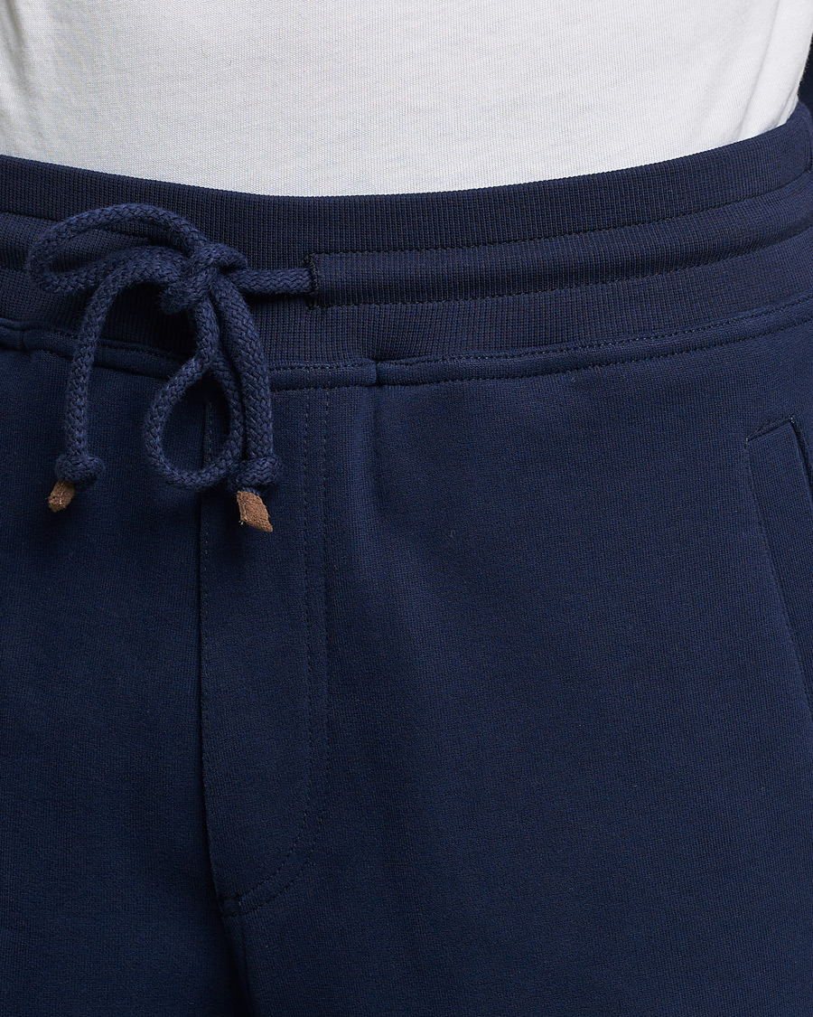 Hombres | Pantalones | Brunello Cucinelli | Soft Cotton Joggers Cobalt Blue
