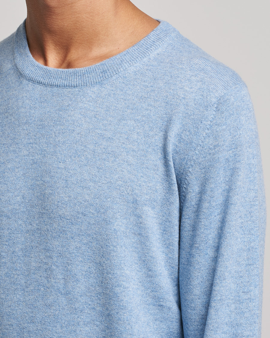 Hombres | Jerséis y prendas de punto | Brunello Cucinelli | 2 Ply Cashmere Pullover Light Blue