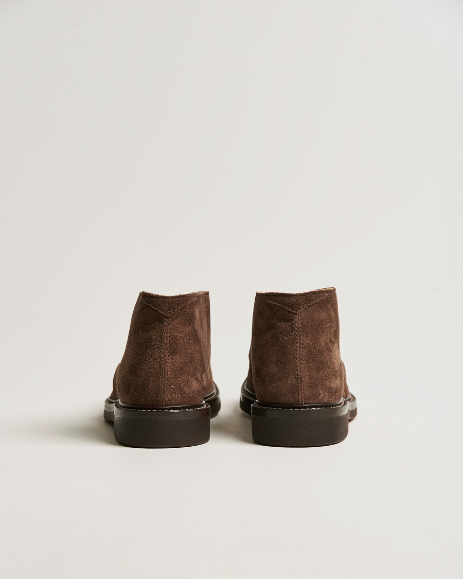 Hombres | Brunello Cucinelli Desert Boot Dark Brown Suede | Brunello Cucinelli | Desert Boot Dark Brown Suede