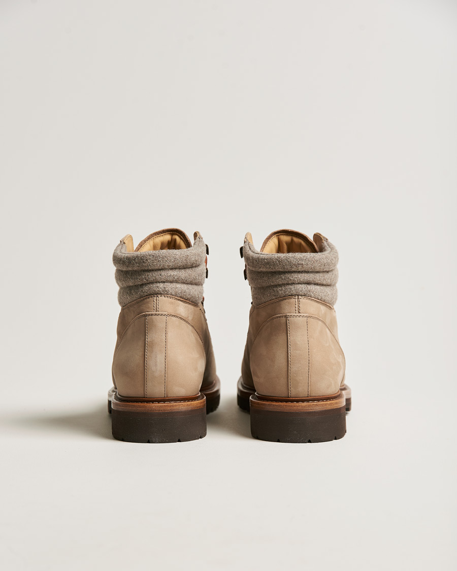 Hombres | Brunello Cucinelli Hiking Boot Stone Suede | Brunello Cucinelli | Hiking Boot Stone Suede