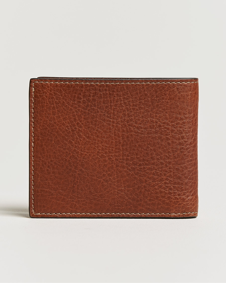 Hombres | Brunello Cucinelli Grain Leather Wallet Cognac | Brunello Cucinelli | Grain Leather Wallet Cognac