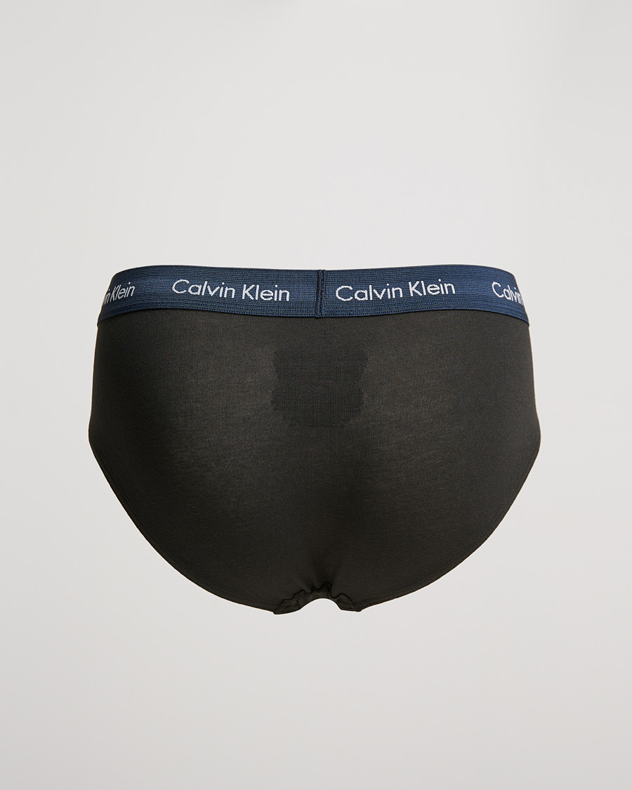 Hombres | Ropa interior y calcetines | Calvin Klein | Cotton Stretch Hip Breif 3-Pack Black