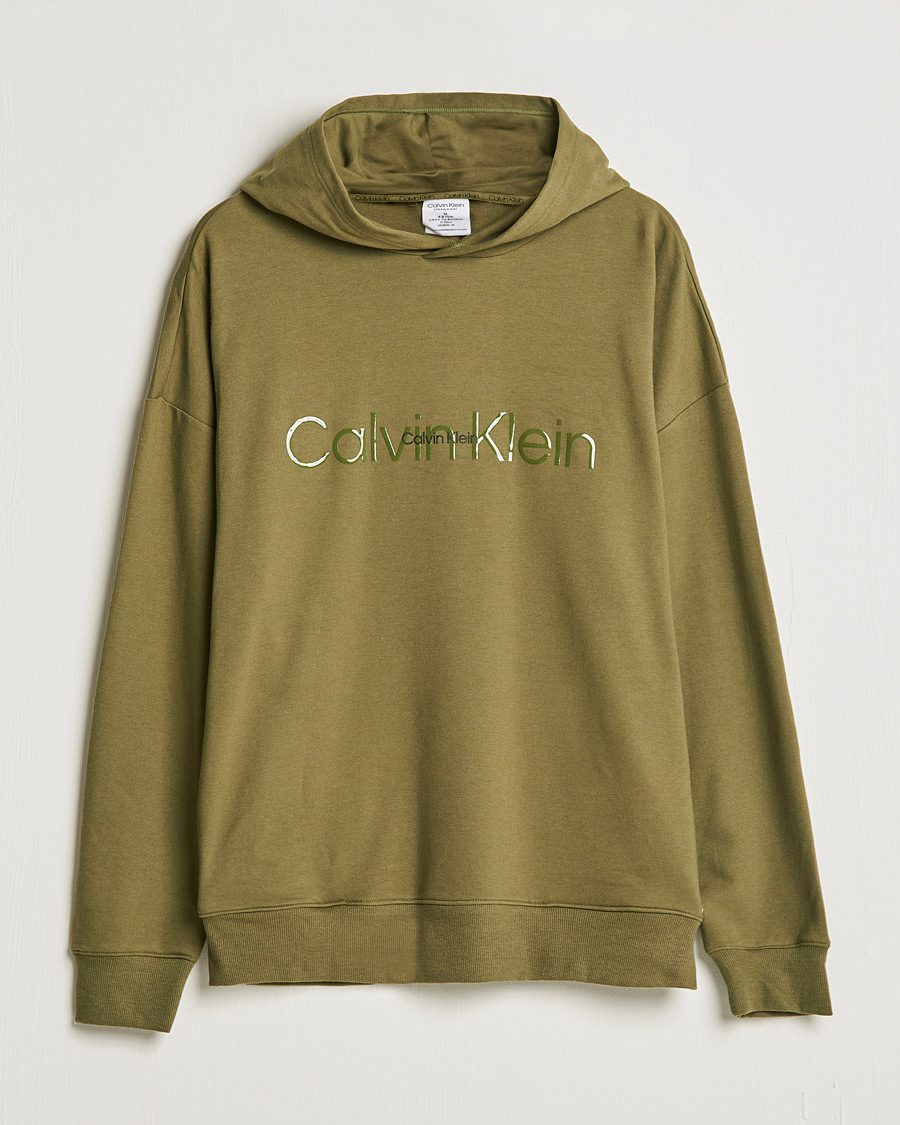 Hombres | Jerséis y prendas de punto | Calvin Klein | Loungewear Logo Hoodie Olive