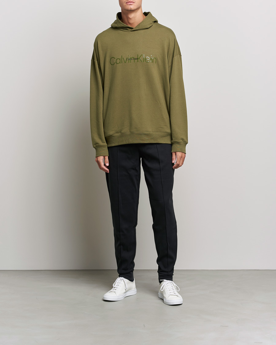 Hombres | Jerséis y prendas de punto | Calvin Klein | Loungewear Logo Hoodie Olive