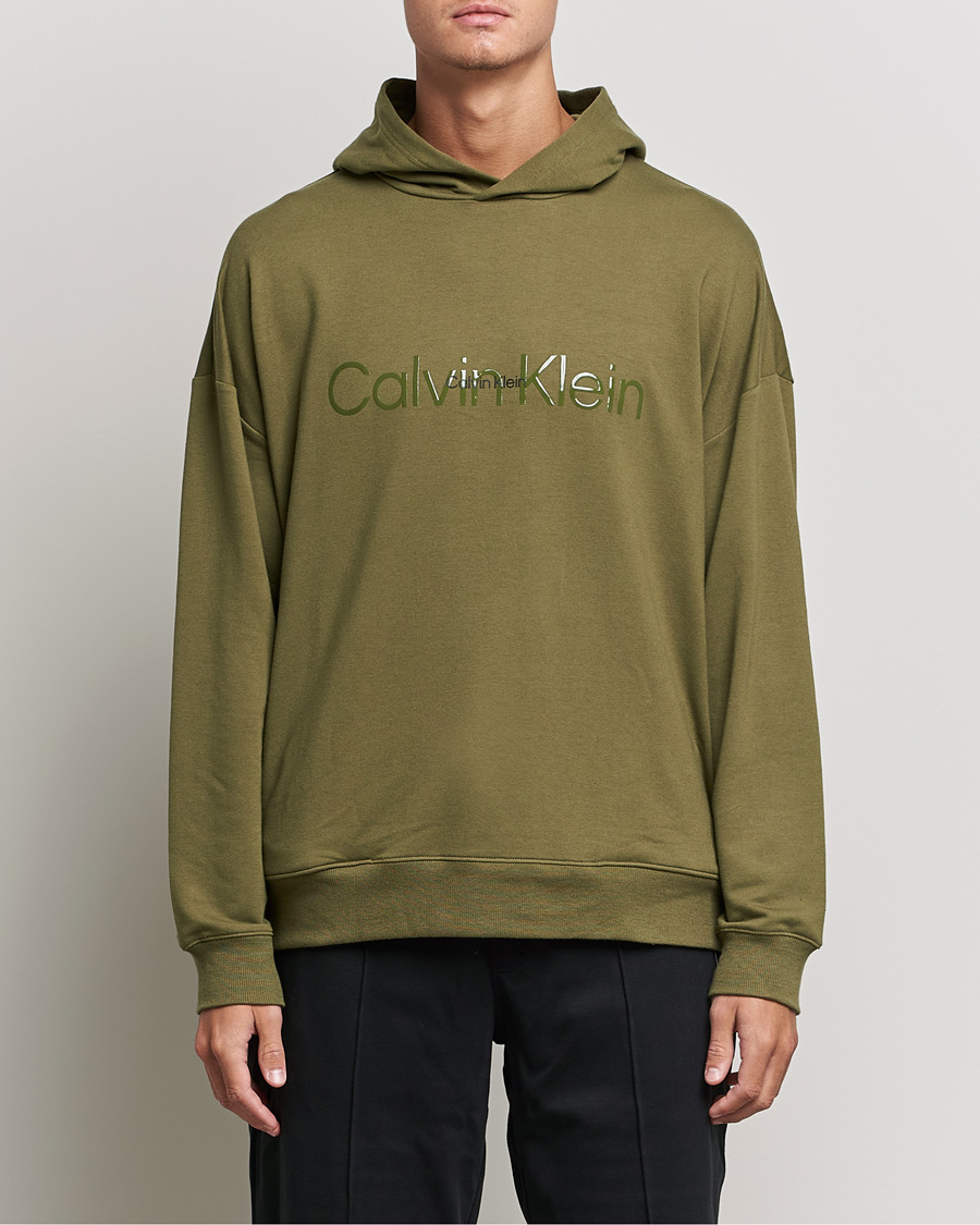 Hombres | Jerséis y prendas de punto | Calvin Klein | Loungewear Logo Hoodie Olive
