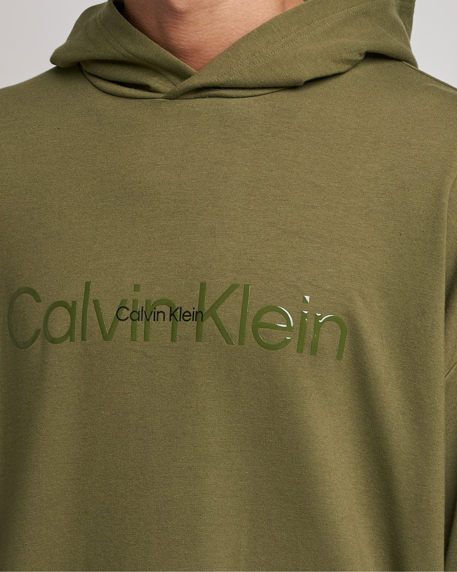 Hombres | Jerséis y prendas de punto | Calvin Klein | Loungewear Logo Hoodie Olive