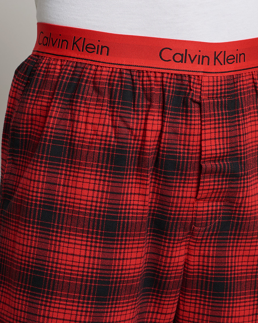Hombres | Pijamas y batas | Calvin Klein | Cotton Checked Pyajama Set Red/Black