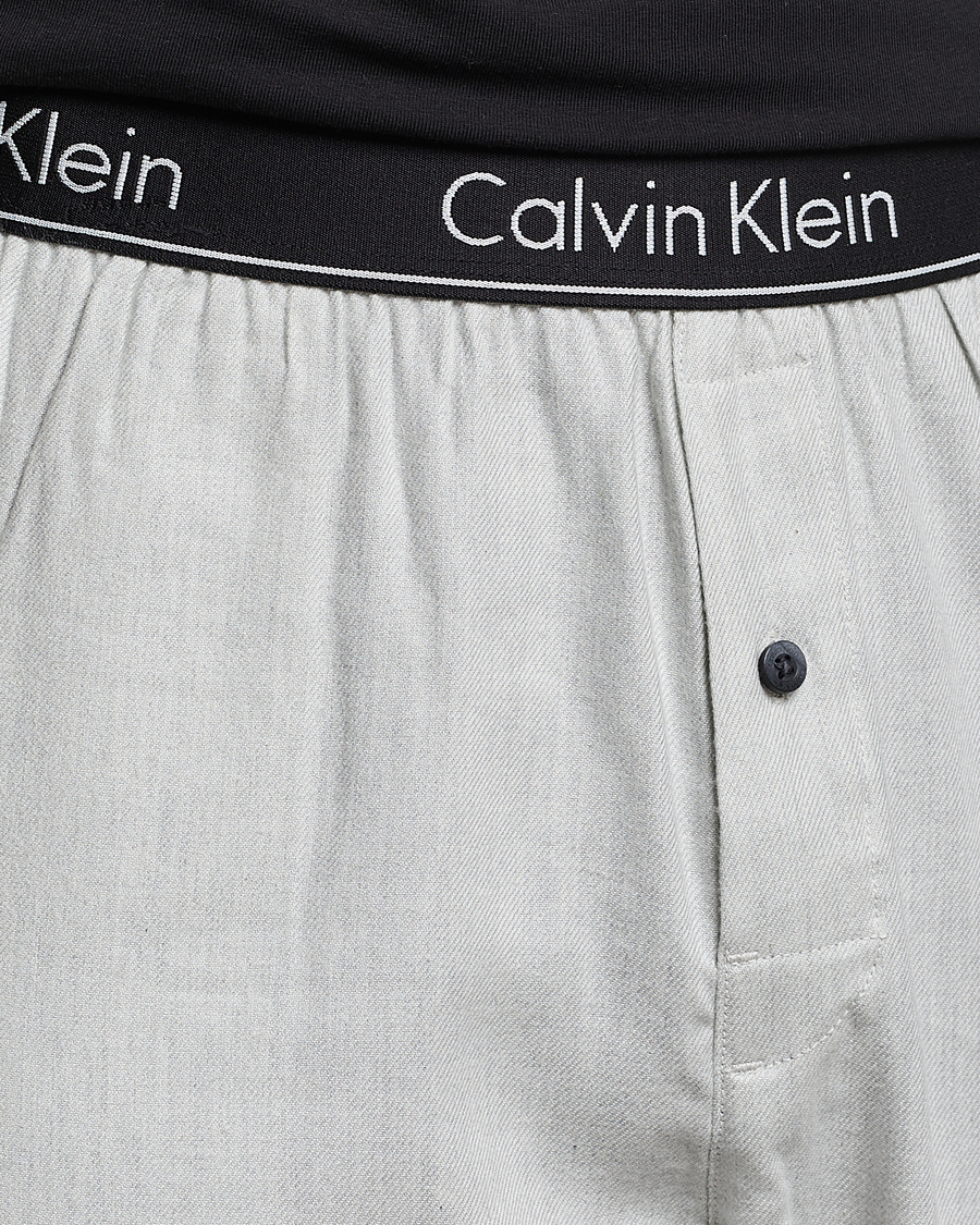 Hombres | Pijamas y batas | Calvin Klein | Logo Long Sleeve Pyjama Set Black/White