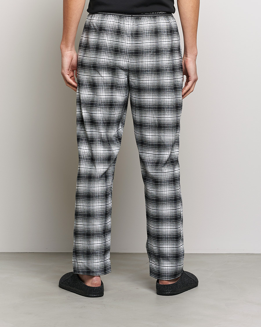 Hombres | Pijamas y batas | Calvin Klein | Brushed Cotton Checked Pyjama Pants Black/White