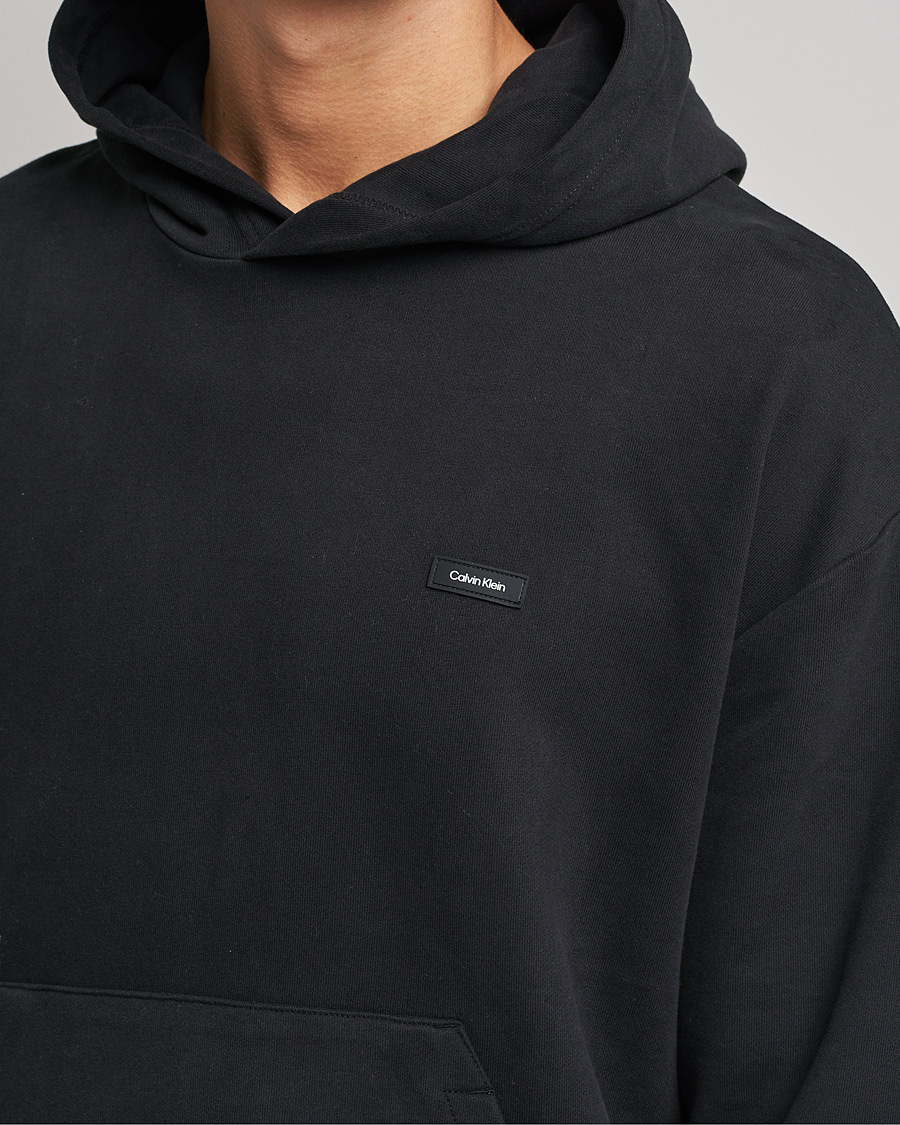 Hombres | Jerséis y prendas de punto | Calvin Klein | Cotton Comfort Hoodie Black