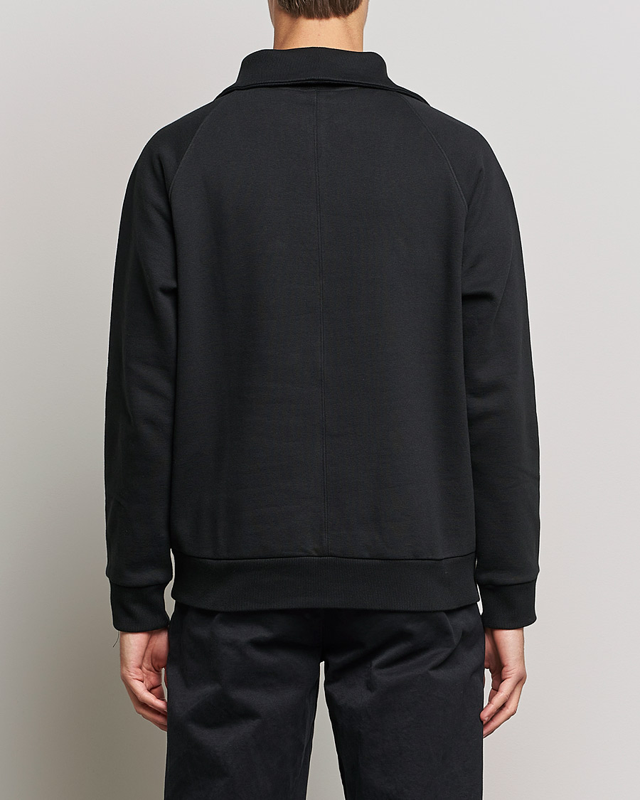 Hombres | Jerséis y prendas de punto | Calvin Klein | Heavy Fleece Half Zip Sweater Black