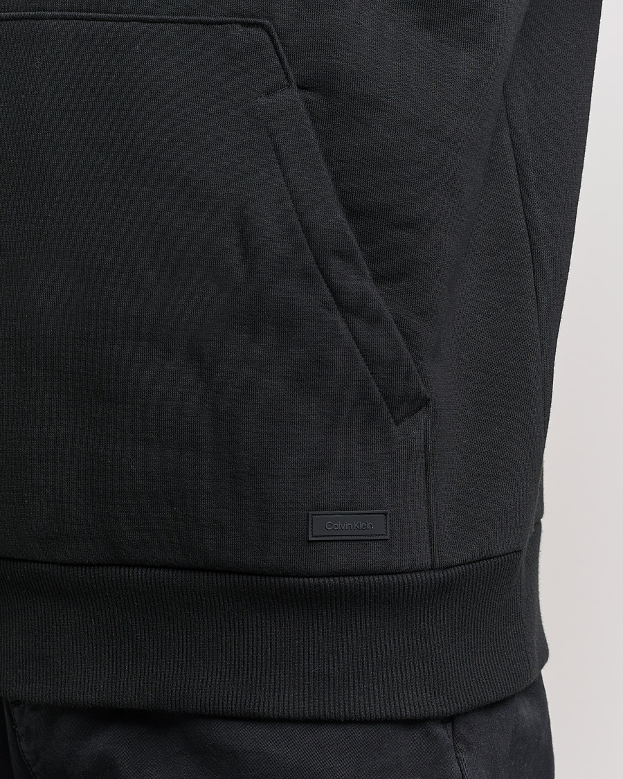 Hombres | Jerséis y prendas de punto | Calvin Klein | Heavy Fleece Half Zip Sweater Black