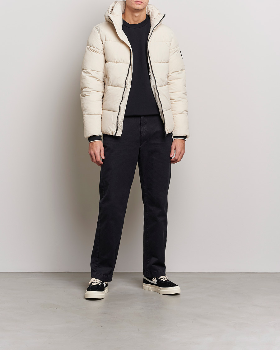 Hombres | Abrigos y chaquetas | Calvin Klein | Crinkle Nylon Puffer Jacket Stony Beige