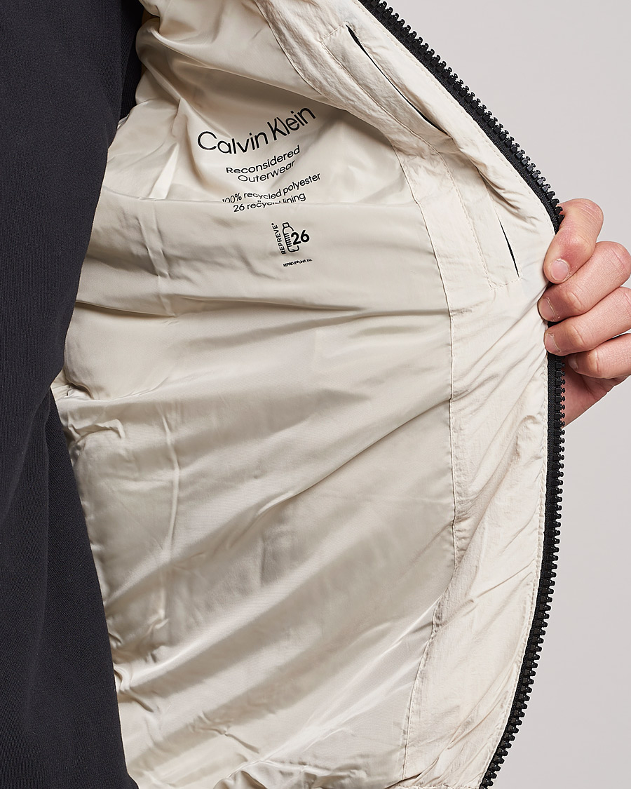 Hombres | Abrigos y chaquetas | Calvin Klein | Crinkle Nylon Puffer Jacket Stony Beige