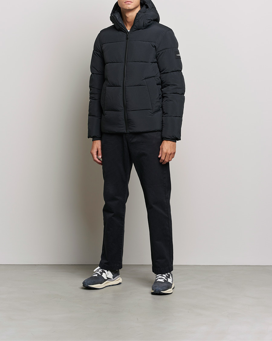 Hombres | Abrigos y chaquetas | Calvin Klein | Crinkle Nylon Puffer Jacket Black