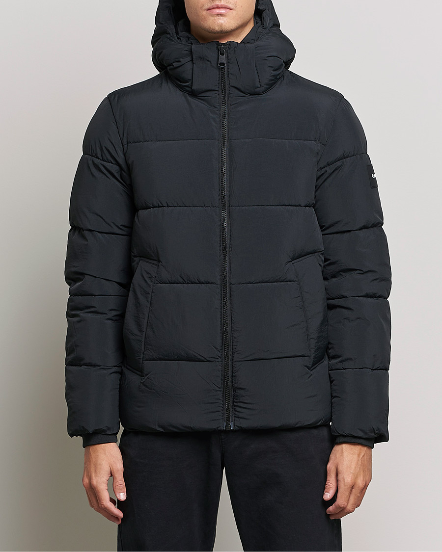 Hombres | Abrigos y chaquetas | Calvin Klein | Crinkle Nylon Puffer Jacket Black