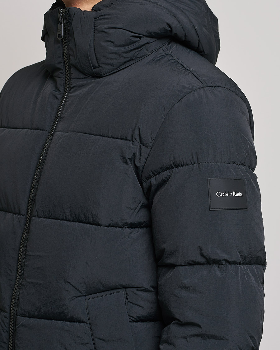 Hombres | Abrigos y chaquetas | Calvin Klein | Crinkle Nylon Puffer Jacket Black