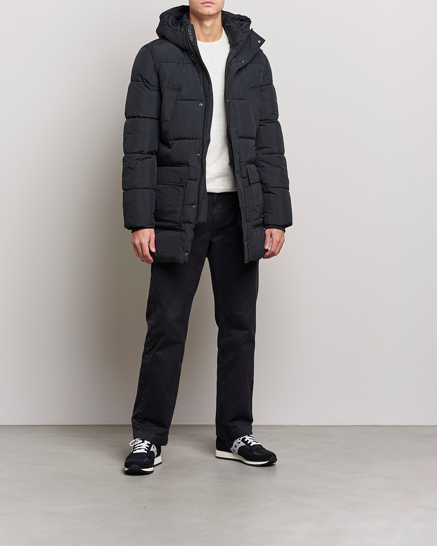 Hombres | Abrigos y chaquetas | Calvin Klein | Crinkle Nylon Long Puffer Jacker Black
