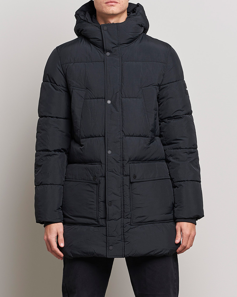 Hombres | Abrigos y chaquetas | Calvin Klein | Crinkle Nylon Long Puffer Jacker Black