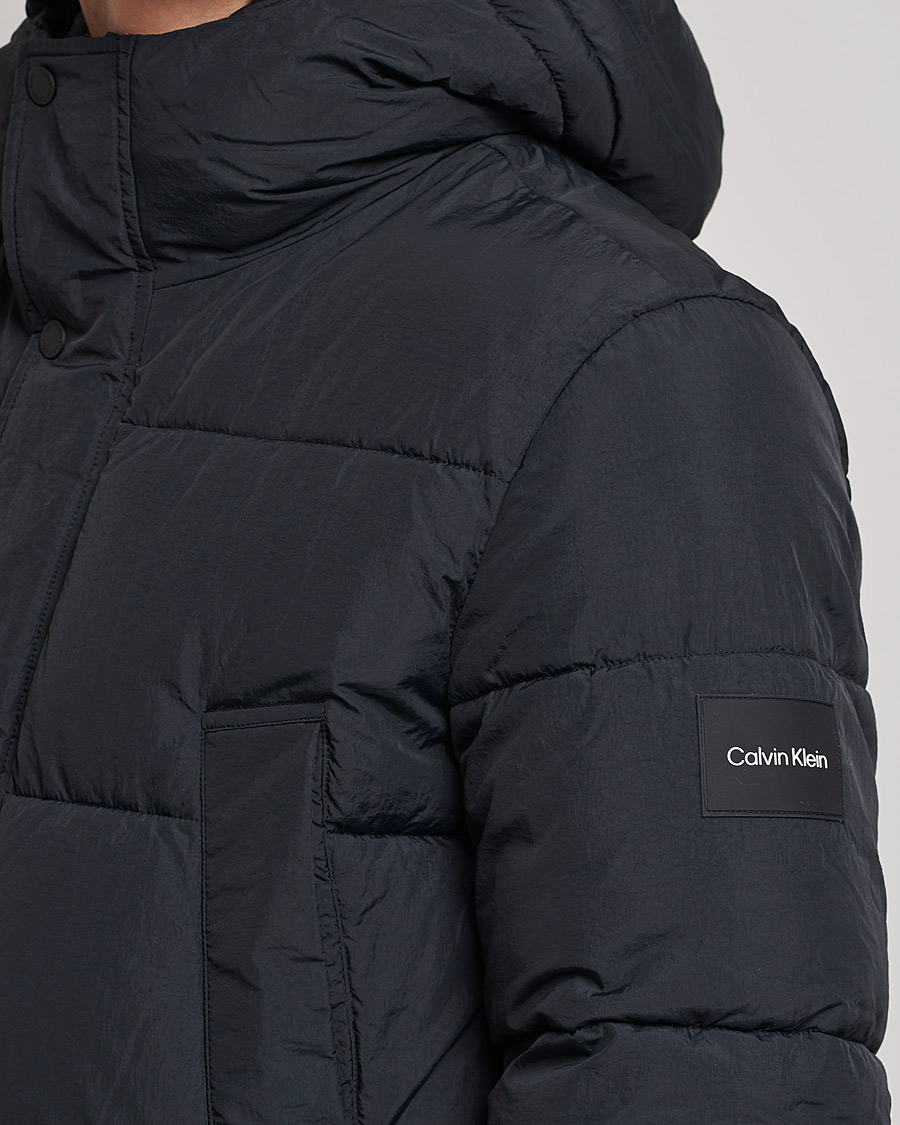 Hombres | Abrigos y chaquetas | Calvin Klein | Crinkle Nylon Long Puffer Jacker Black