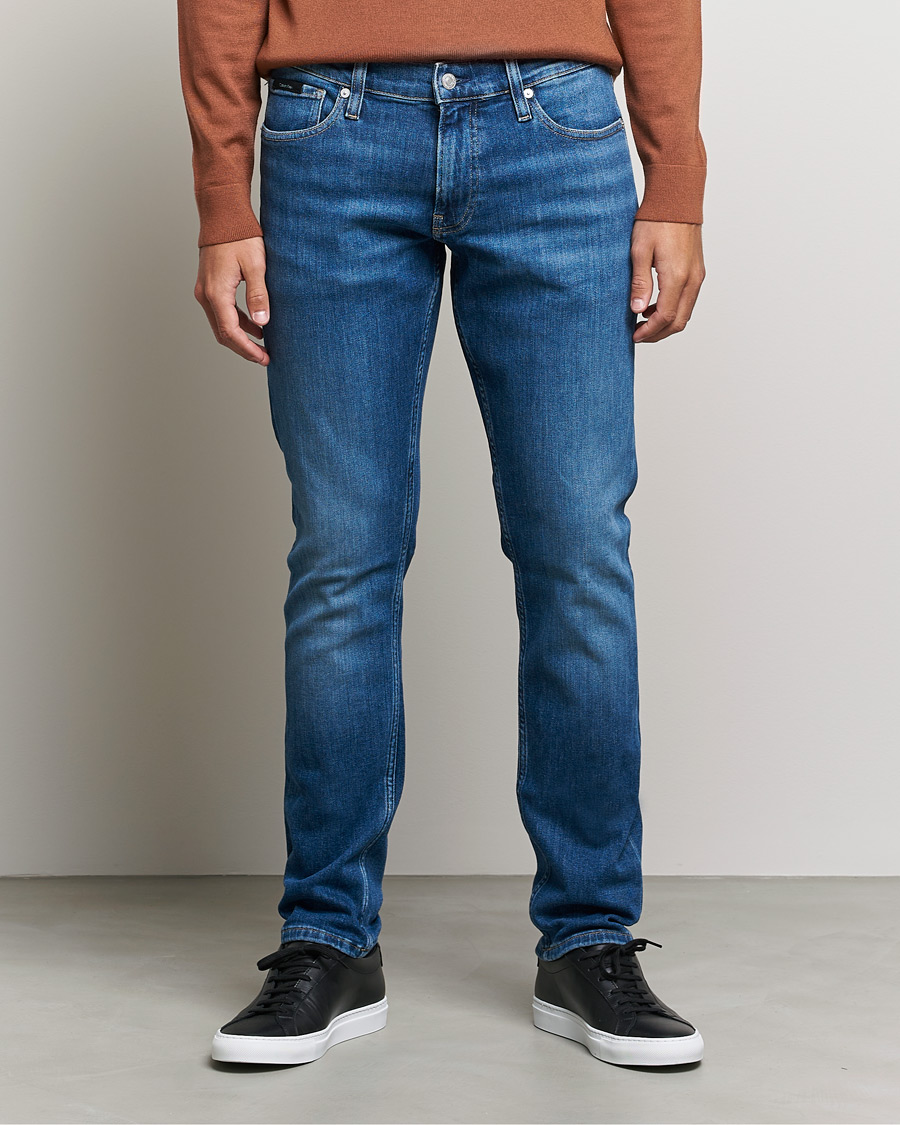 Hombres | Vaqueros | Calvin Klein | Slim Lewis Stretch Jeans Medium Blue