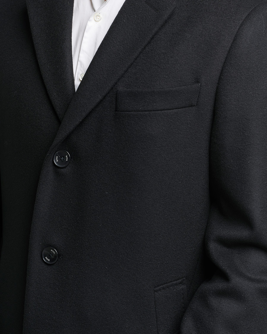 Hombres | Abrigos y chaquetas | BOSS BLACK | BOSS Hyde Wool/Cashmere Coat Black