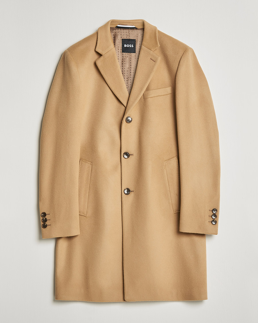 Hombres | Abrigos y chaquetas | BOSS BLACK | BOSS Hyde Wool/Cashmere Coat Medium Beige