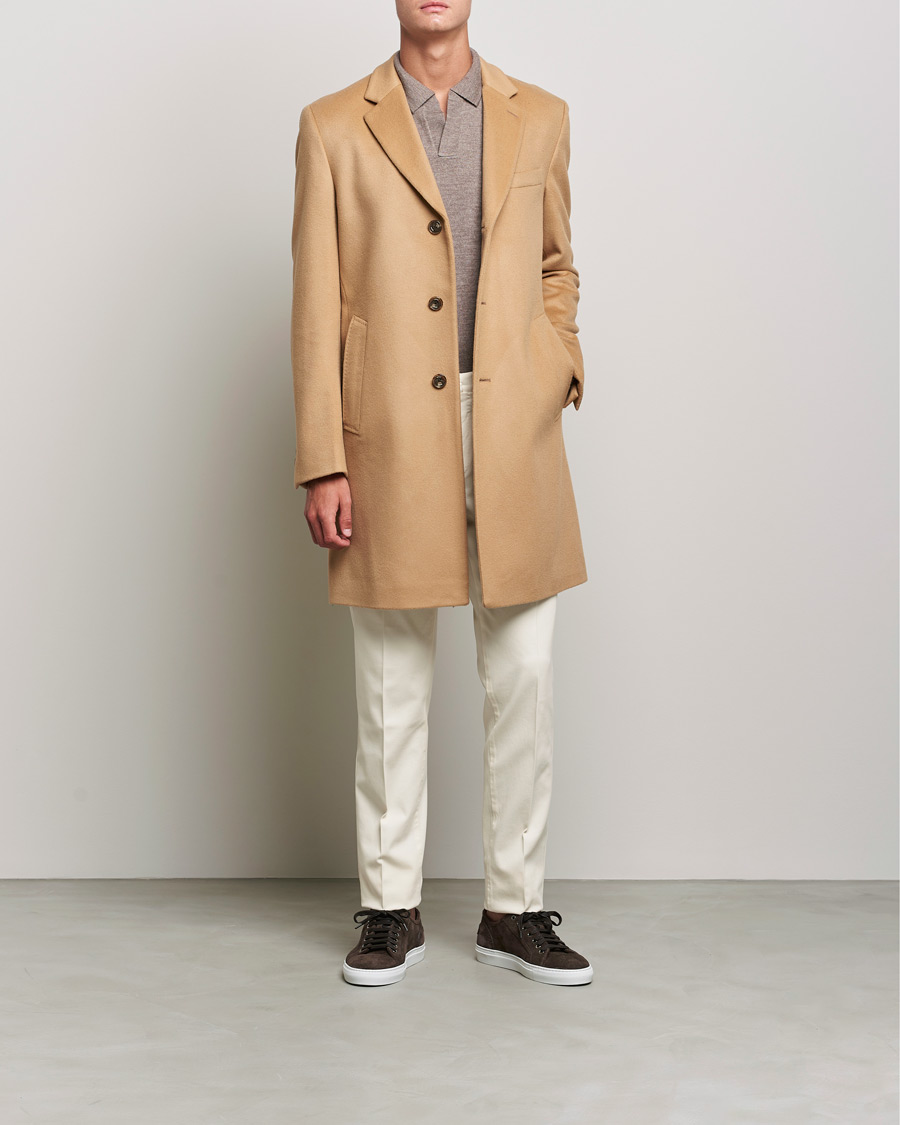 Hombres | Abrigos y chaquetas | BOSS BLACK | BOSS Hyde Wool/Cashmere Coat Medium Beige