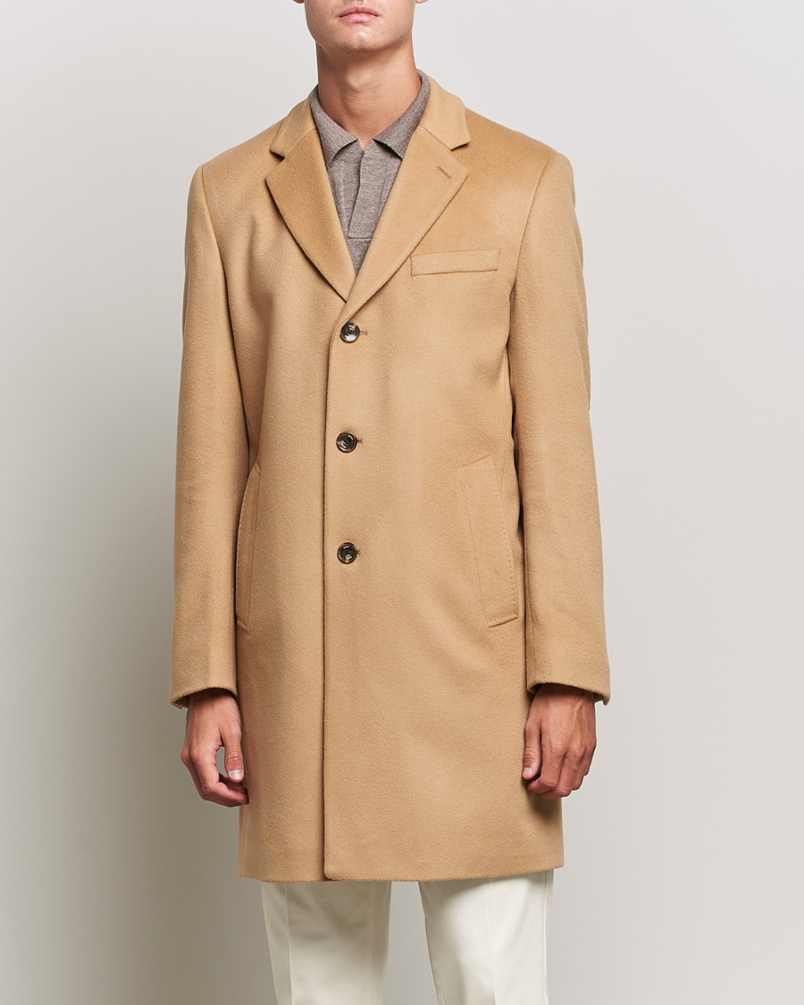Hombres | Abrigos y chaquetas | BOSS BLACK | BOSS Hyde Wool/Cashmere Coat Medium Beige