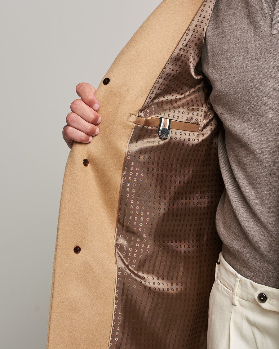 Hombres | Abrigos y chaquetas | BOSS BLACK | BOSS Hyde Wool/Cashmere Coat Medium Beige