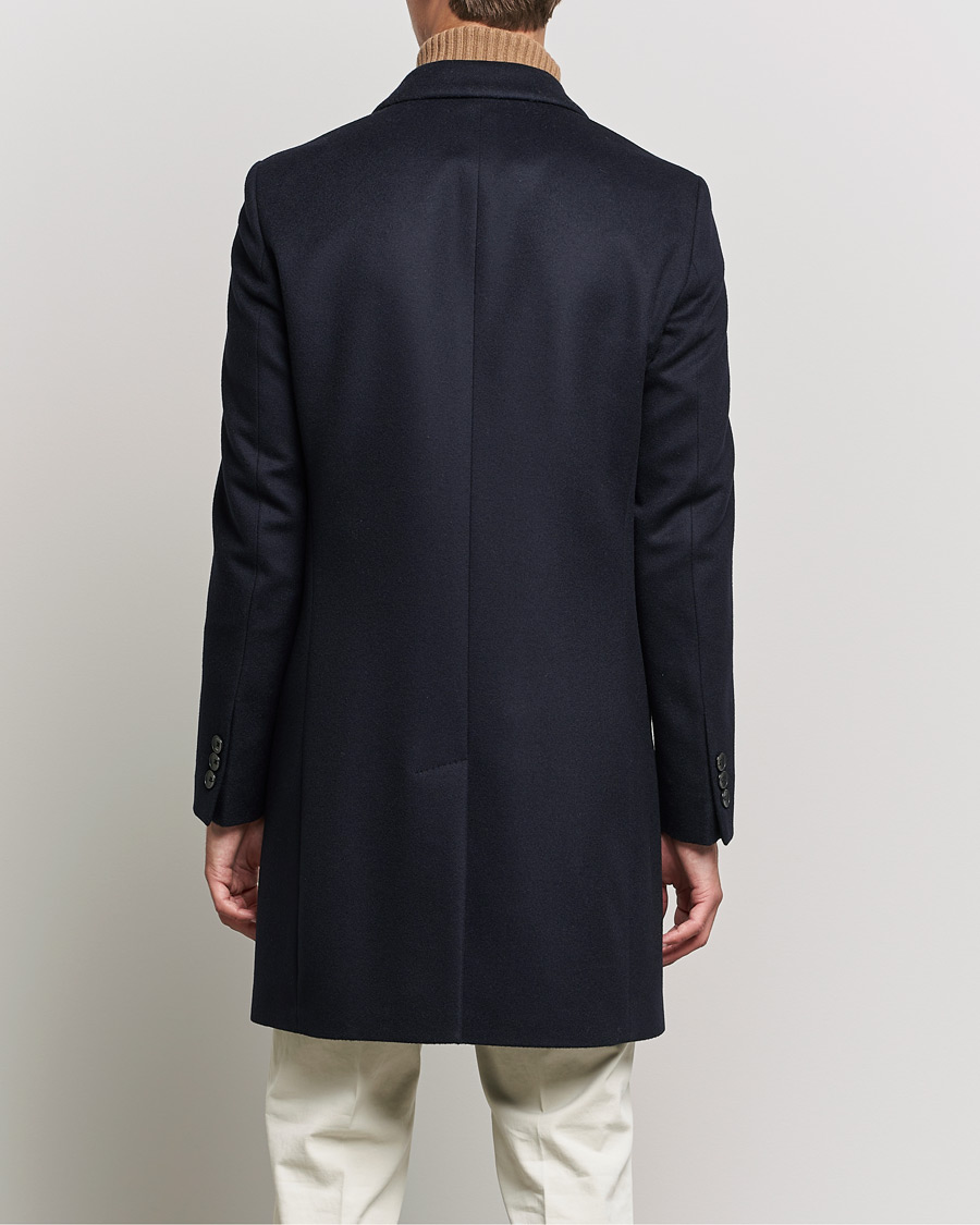 Hombres | Abrigos y chaquetas | BOSS BLACK | BOSS Hyde Wool/Cashmere Coat Dark Blue