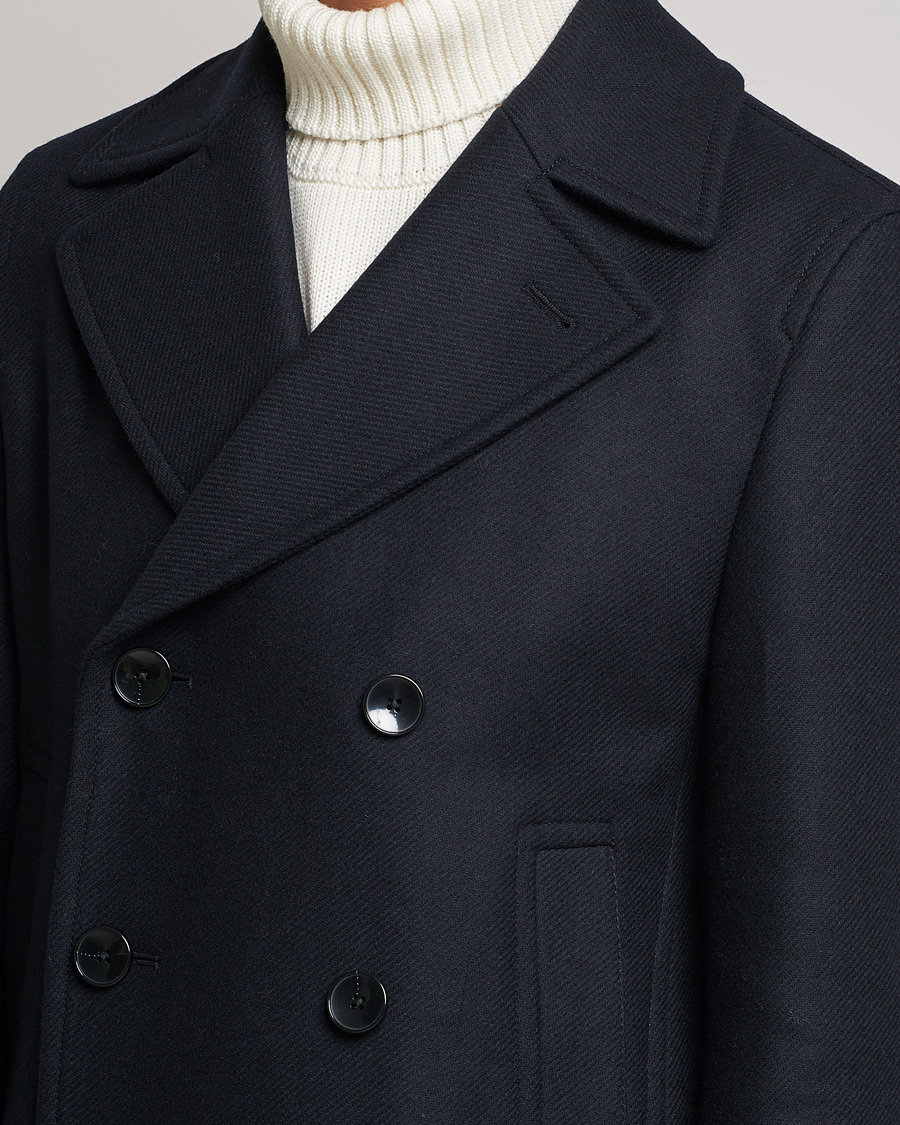 Hombres | Abrigos y chaquetas | BOSS BLACK | Hyde Peacoat Dark Blue