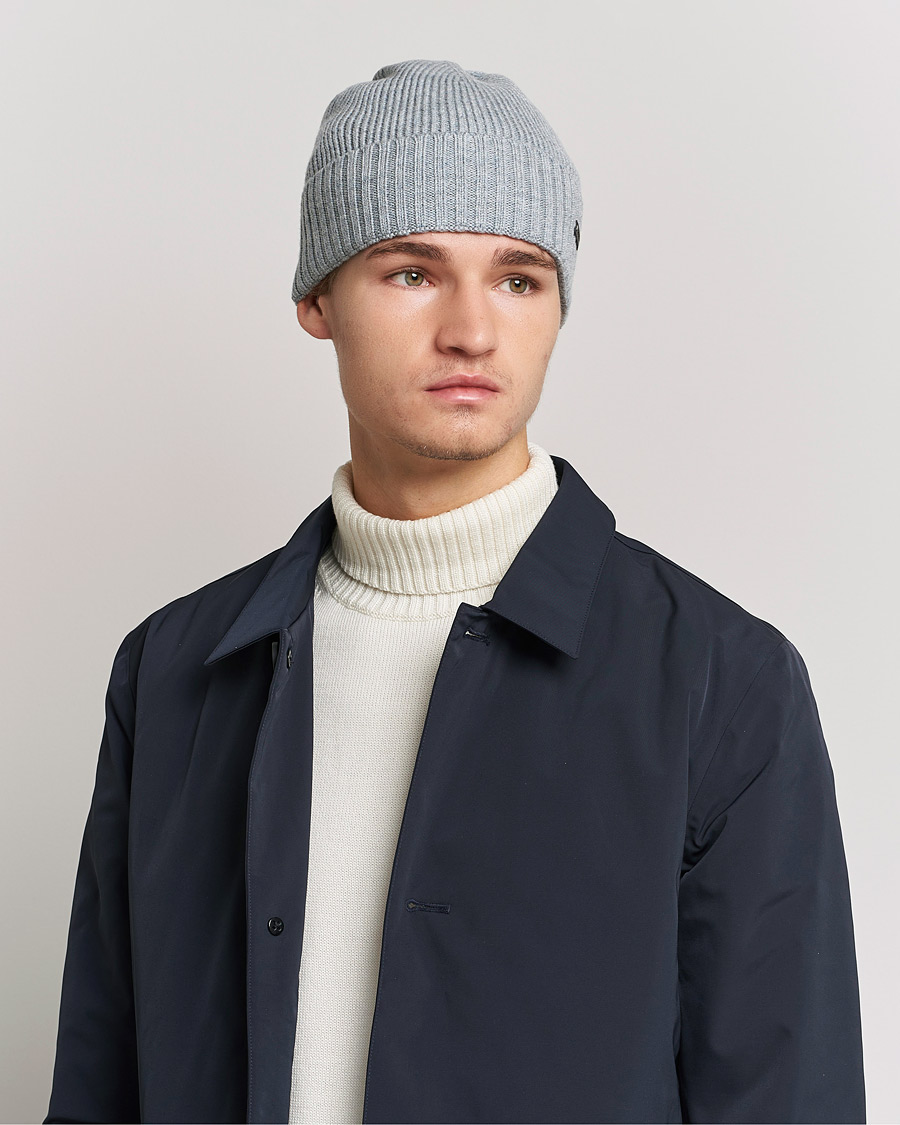 Hombres | Fati Beanie Silver | BOSS BLACK | Fati Beanie Silver