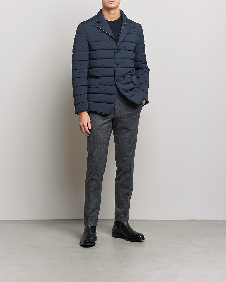 Hombres | Abrigos y chaquetas | BOSS BLACK | Hanry Padded Blazer Jacket Dark Blue