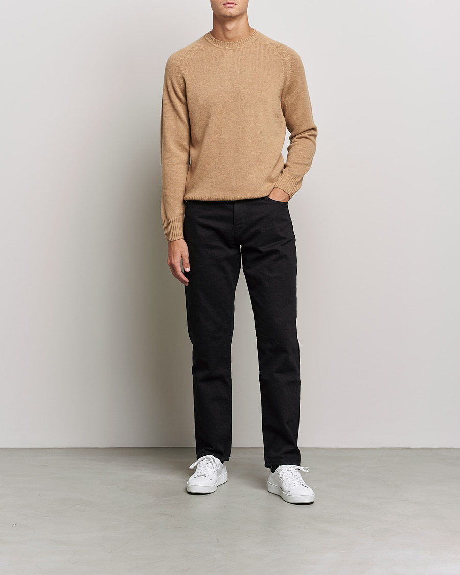 Hombres | Jerséis y prendas de punto | BOSS BLACK | Lolive Knitted Sweater Medium Beige