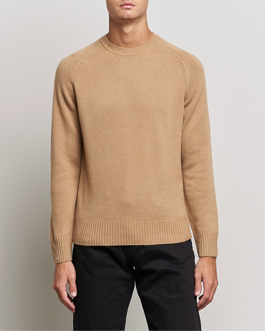 Hombres | Jerséis y prendas de punto | BOSS BLACK | Lolive Knitted Sweater Medium Beige