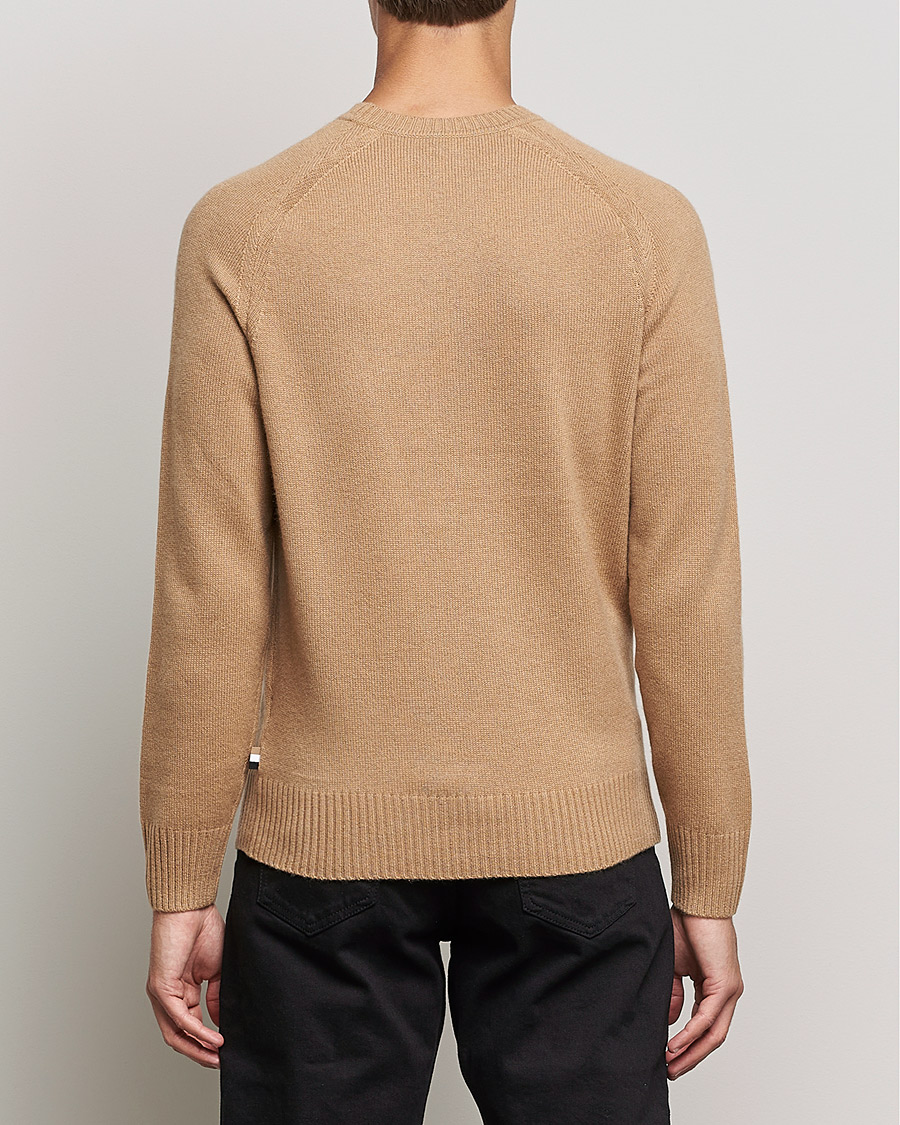 Hombres | Jerséis y prendas de punto | BOSS BLACK | Lolive Knitted Sweater Medium Beige